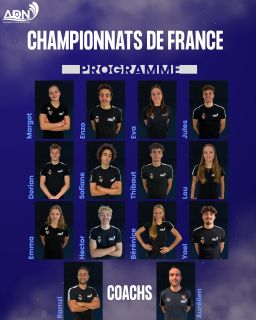 🇫🇷 Championnats de France Élite - 25m  Du jeudi 23 au dimanche 26 octobre, nos nageurs prendront la direction de Paris (Taverny) pour participer aux Championnats de France Élite 25m, organisés par la @ffnatation 🏊‍♂️  🔥 12 nageurs du groupe CAF et Élite représenteront fièrement nos couleurs sur cette compétition nationale !  Bonne chance à tous 💪
#Natation #franceelite #ffn