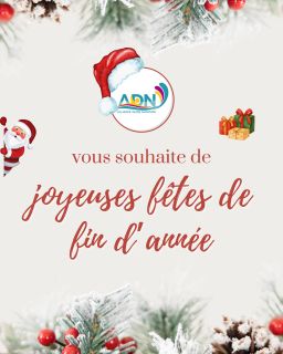 🎄✨
Toute la famille ADN vous souhaite de très belles fêtes de fin d’année. Repos, partage et sourires avant de replonger en 2026 💫