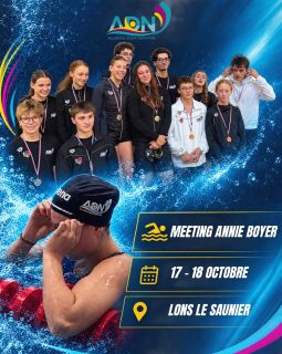 🏊‍♂️ Retour sur le Meeting Annie Boyer à Lons le saunier !  Ce week-end, nos nageurs étaient réunis à l’occasion du meeting Annie Boyer à Lons, avec 83 nageurs engagés et 13 nageurs maîtres !
563 courses nagées, 47 relais !  🎯Un meeting placé sous le signe de la préparation, en vue des prochaines échéances sportives. Les catégories Avenirs, Benjamins, Minimes et GCC étaient réunies pour donner le meilleur d’elles-mêmes dans une ambiance conviviale.  👏De belles performances, de nombreux podiums, des sourires et surtout beaucoup de plaisir partagé dans les lignes d’eau !  Un grand bravo à tous nos nageurs pour leur engagement, ainsi qu’aux entraîneurs, officiels et accompagnateurs pour leur investissement.  #competition #swim #swimmer #lonslesaunier #swimmers