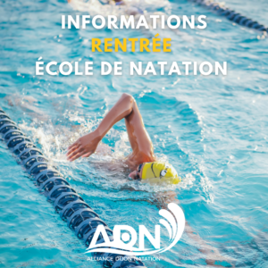 Information rentrée école de natation