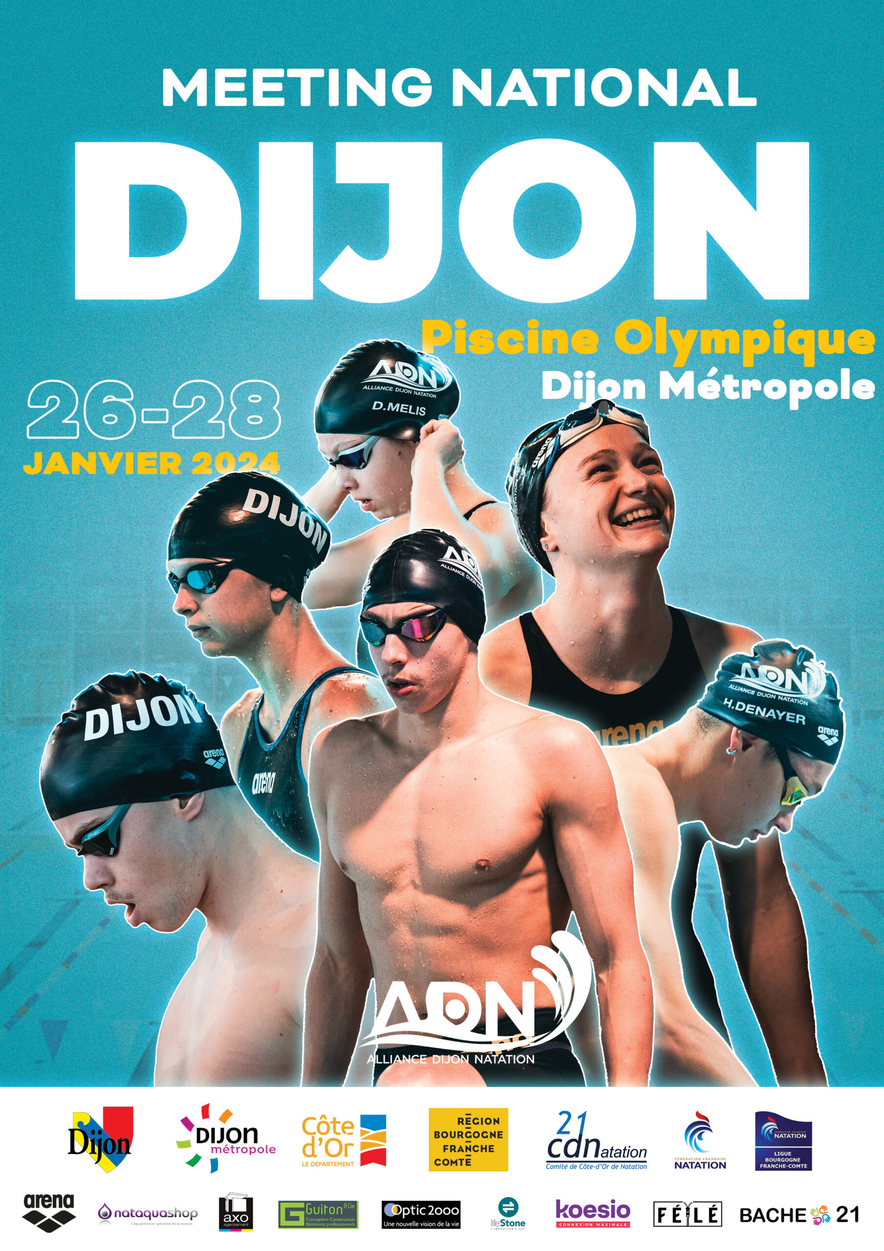 Affiche Meeting National Dijon 2024