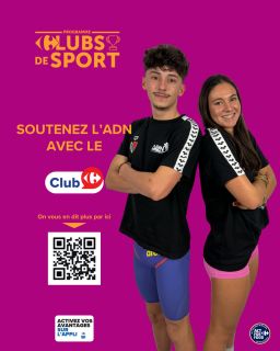 🧡 Et si votre bonne résolution de l’année était de soutenir l’ADN ?  En 2026, chacun de vos achats de fruits 🍎 et légumes 🥦 chez Carrefour peut aider l’Alliance Dijon Natation à grandir.  👉 1 € = 1 point pour le club
Ces points permettent de financer du matériel pour nos nageurs 🏊‍♂️  💳 Pour participer :
Scannez le QR code sur l’image ou cliquez sur le lien en bio et sélectionnez l’Alliance Dijon Natation comme club à soutenir.  Ensemble, continuons à faire progresser l’ADN 💪  #dijonnatation #carrefourclubsdesport #soutienstonclub